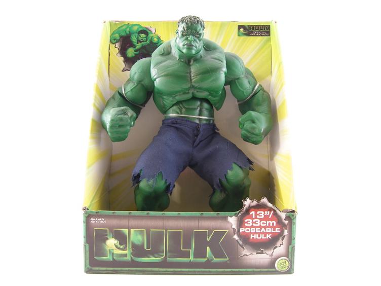 HULK OFFICIAL MOVIE MERCHANDISE - 13" Poseable Raging Hulk - Click Image to Close